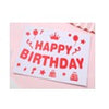 AUTOCOLANT pentru cutiile de baloane cu mesaj - Happy Birthday-0