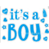 AUTOCOLANT pentru cutiile de baloane cu mesaj It's a boy-0