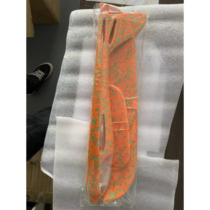 Avion Planor cu Pilot, Flippy, Din Polistiren, Cu Lumini pe Toata Lungimea, 47 cm, Portocaliu-3