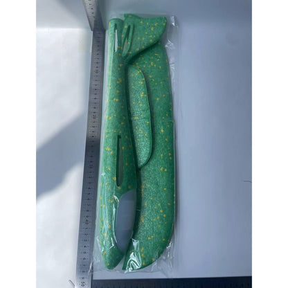 Avion planor din polistiren in punga , lungime 47 cm , cu lumina pe varf, Verde , Flippy-3