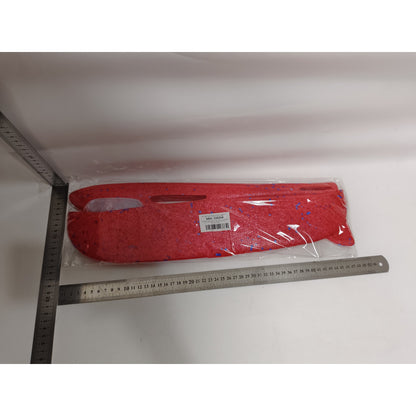 Avion planor din polistiren in punga , lungime 47 cm , Rosu , cu lumini pe cap, Flippy-4