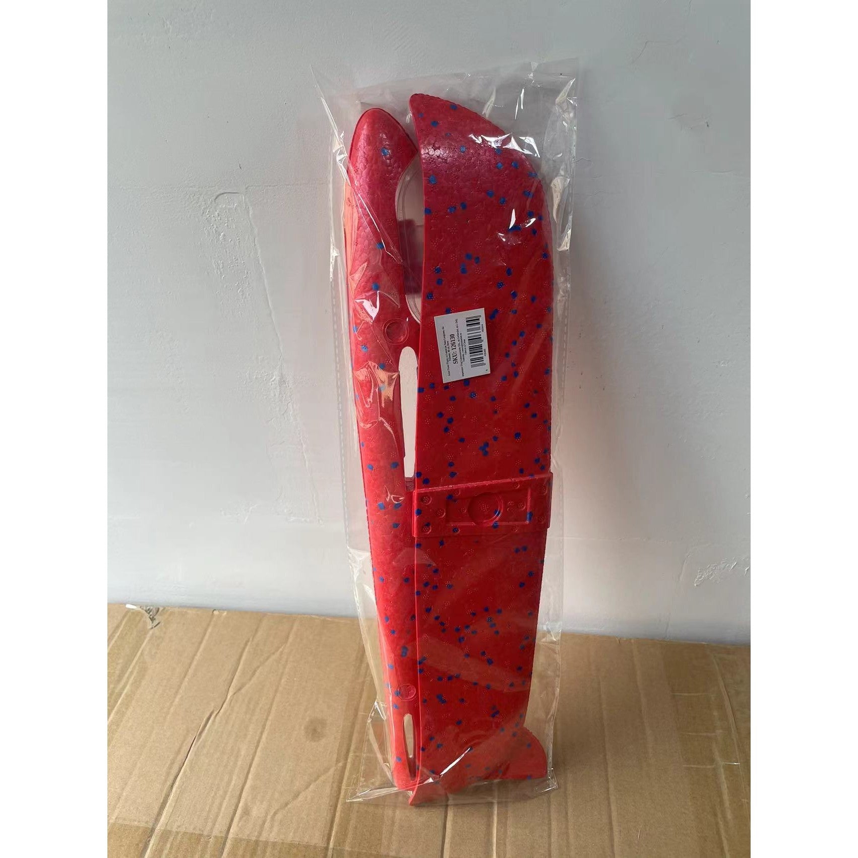 Avion Planor Flippy, cu Lumini pe Toata Lungimea, din Poliester, 48 cm, Rosu-5
