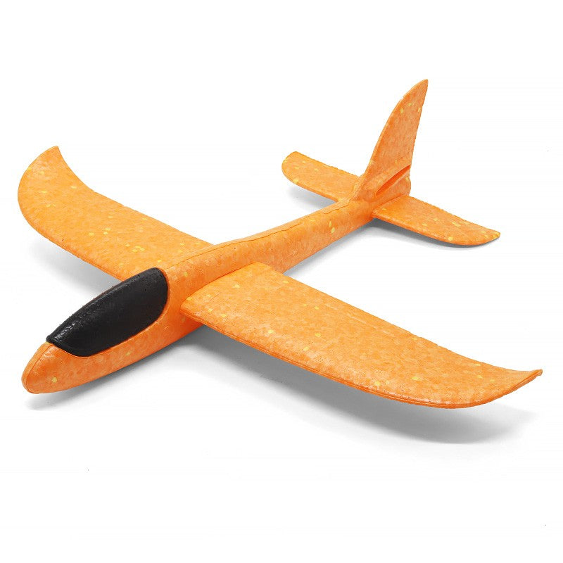 Avion Planor, in punga, Flippy, din Polistiren, Lungime 47 cm, Portocaliu-4