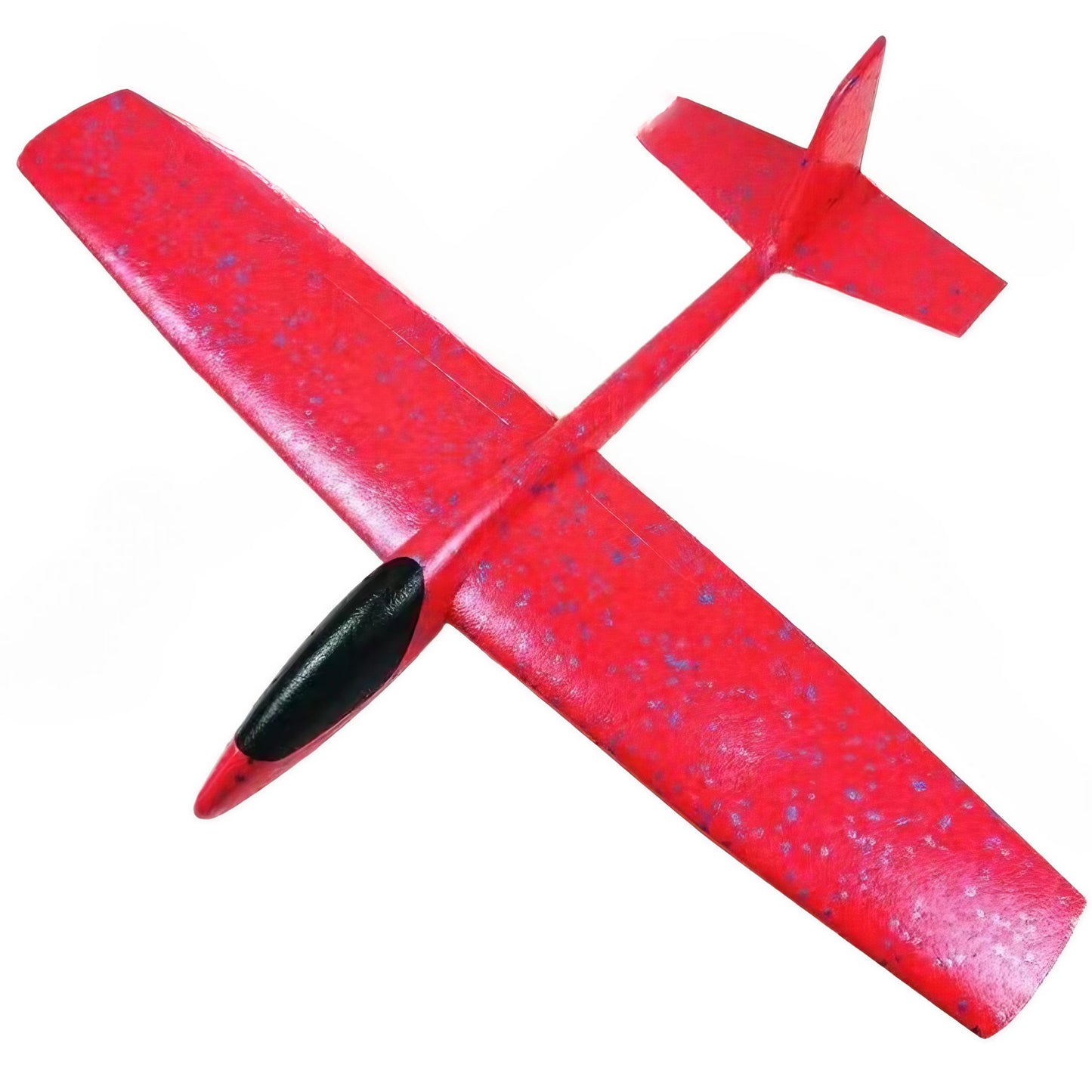 Avion Planor Flippy, din Polistiren, Lungime 84 cm , Jucarie Recreativa, Cascadorii, Rosu-0