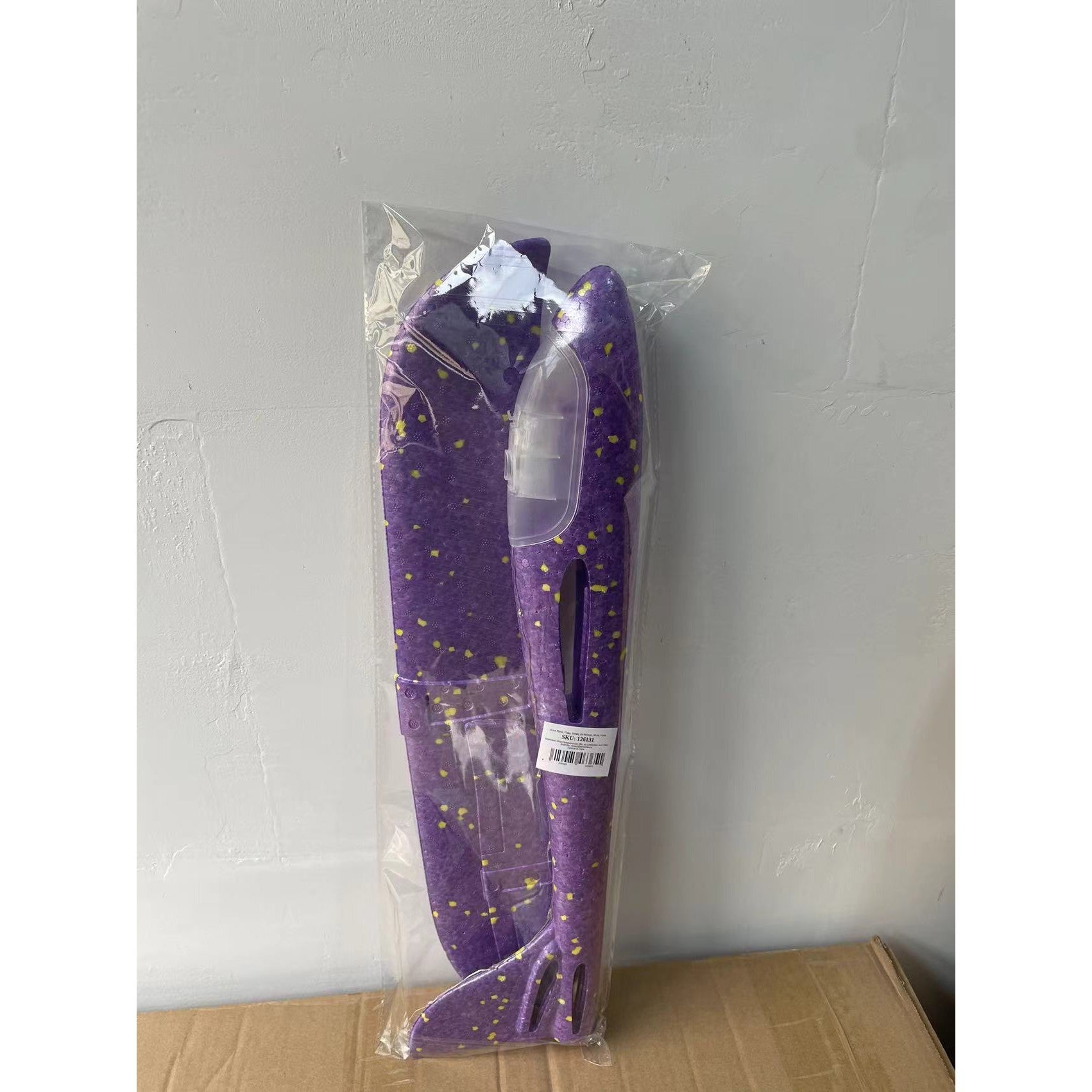 Avion Planor, Flippy, Simplu, din Poliester, 48 cm, Violet-3