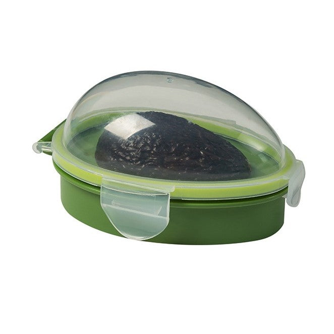 Recipient de Depozitare Avocado, Flippy, Etans, pentru Frigider, din Plastic, Mentinere Proaspata, 15.3x11x8 cm, Verde-7