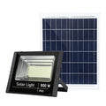 Proiector LED SMD 800W cu incarcare solara Flippy, panou solar, cu telecomanda, suport prindere, material ABS, 20AH, 966 LED-uri, temperatura culoare 6500k, 32x26x9 cm, negru-0