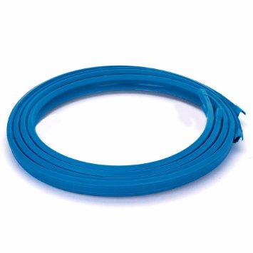 Set protectie jante, calitate Premium, 4 inele din plastic, culoare ALBASTRU-1