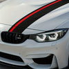 Sticker autoadeziv Tuning, model "Rally Stripe Carbon 3D", dimensiune 140 x 17 cm, culoare Negru/Rosu-0