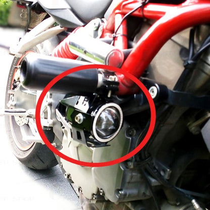 Proiector LED cu Lupa, Angel Eye ALB si Devil Eye RED, alimentare 12V, pentru Off-Road, ATV, SSV, UTV-9
