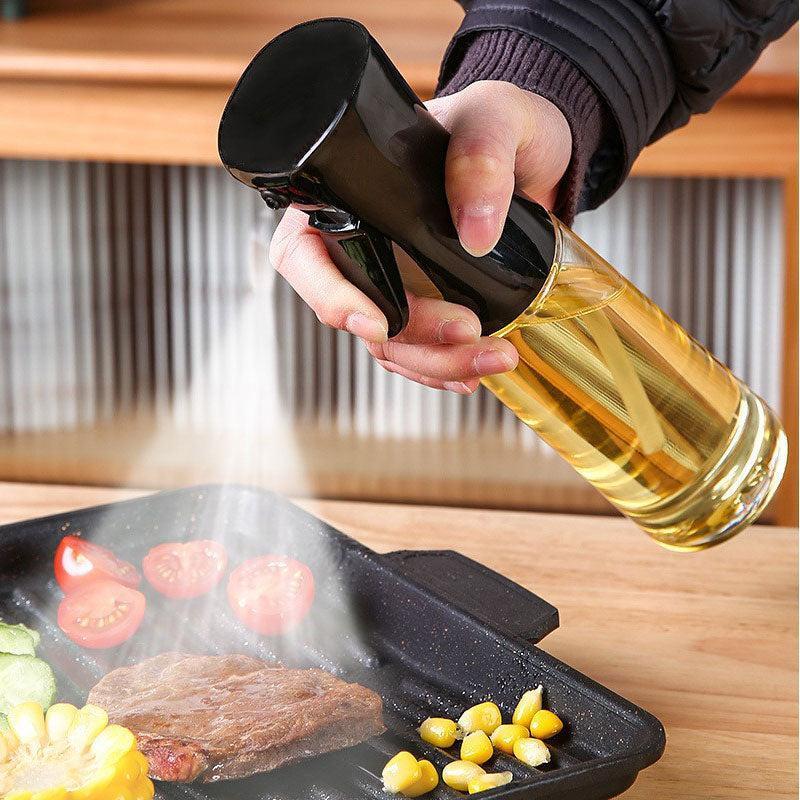 Oferta Specială 3 în 1: Pulverizator pentru Ulei și Oțet + Suport Condimente Rotativ + Suport Uscare Vase