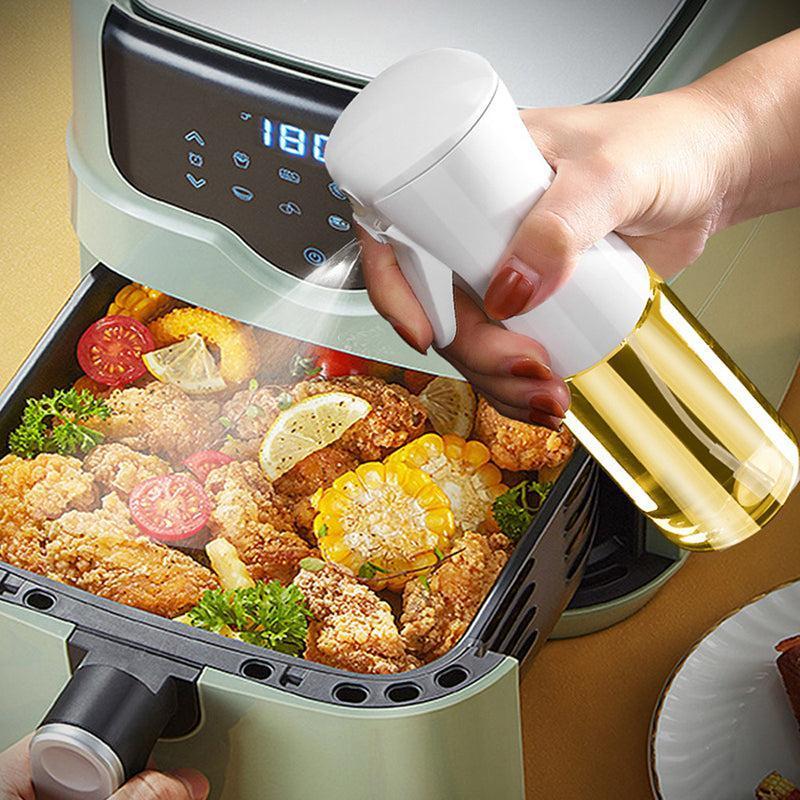 Oferta Specială 3 în 1: Pulverizator pentru Ulei și Oțet + Suport Condimente Rotativ + Suport Uscare Vase