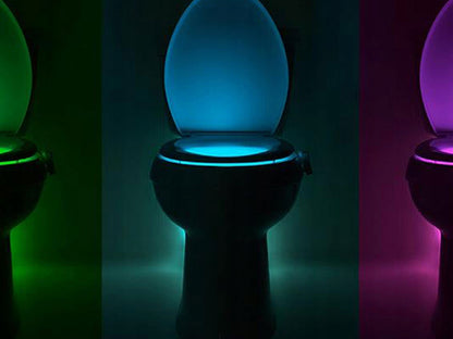 Iluminator toaletă LED cu senzor crepuscular