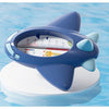 Termometru pentru Baie, Flippy, Plutitor, Rezistent la apă, Multifunctional, Model Avion, 11x10x4 cm, Albastru-0