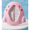 Termometru pentru Baie, Flippy, Plutitor, Rezistent la apă, Multifunctional, Model Gaina, 10.5x10.5x2.5 cm, Roz-0
