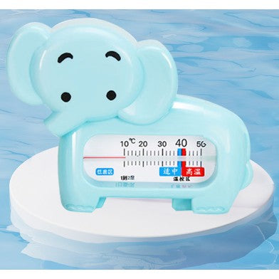 Termometru pentru Baie, Flippy, Plutitor, Rezistent la apă, Multifunctional, Model Elefant, 11.5x9x2 cm, Albastru-0