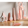 Set Ingrijire Unghii pentru Bebelusi, Flippy, Cutie de Depozitare Transparenta, 7x10x6 cm, Roz-0