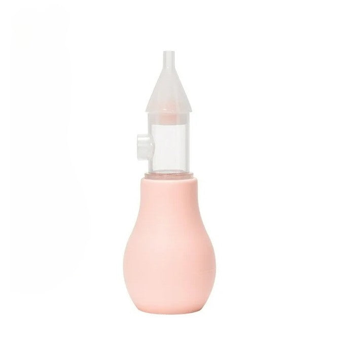 Set Aspirator Nazal pentru Copii, Flippy, Manual, Anti-Reflux, cu Pompita, Usor de Curatat, Varf din Silicon, 11.2x4cm, Roz-0