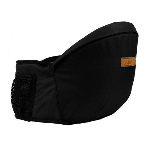 Port-Bebe Ergonomic Ajustabil cu Scaun, 3 Pozitii, Bumbac Respirabil, pentru Copii 0-3 Ani, 20 kg Maxim, Negru-0