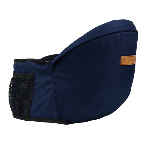 Port-Bebe Ergonomic Ajustabil cu Scaun, 3 Pozitii, Bumbac Respirabil, pentru Copii 0-3 Ani, 20 kg Maxim, Albastru-0