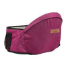 Port-Bebe Ergonomic Ajustabil cu Scaun, 3 Pozitii, Bumbac Respirabil, pentru Copii 0-3 Ani, 20 kg Maxim, Rosu-0