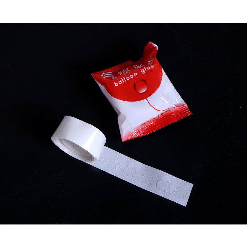 Lipici Transparent pentru Baloane, Set 100 Pcs/ set-0