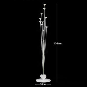 Suport pentru Baloane, Flippy, cu Un Strat, pentru 11 Baloane, 104 cm, Transparent-0