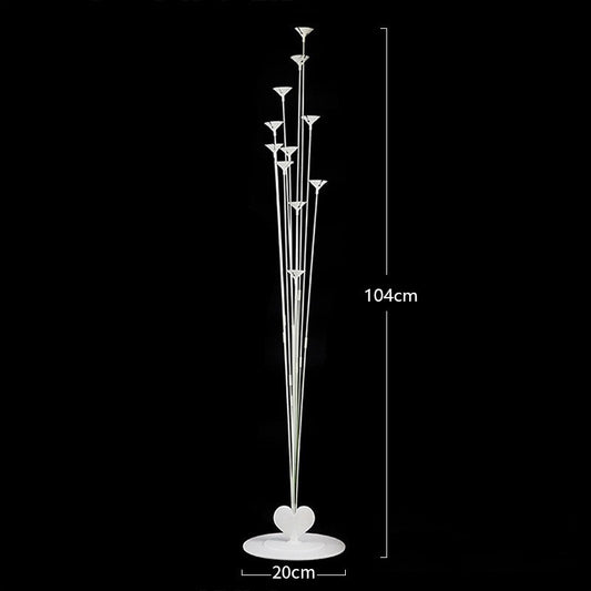 Suport pentru Baloane, Flippy, cu Un Strat, pentru 11 Baloane, 104 cm, Transparent-0