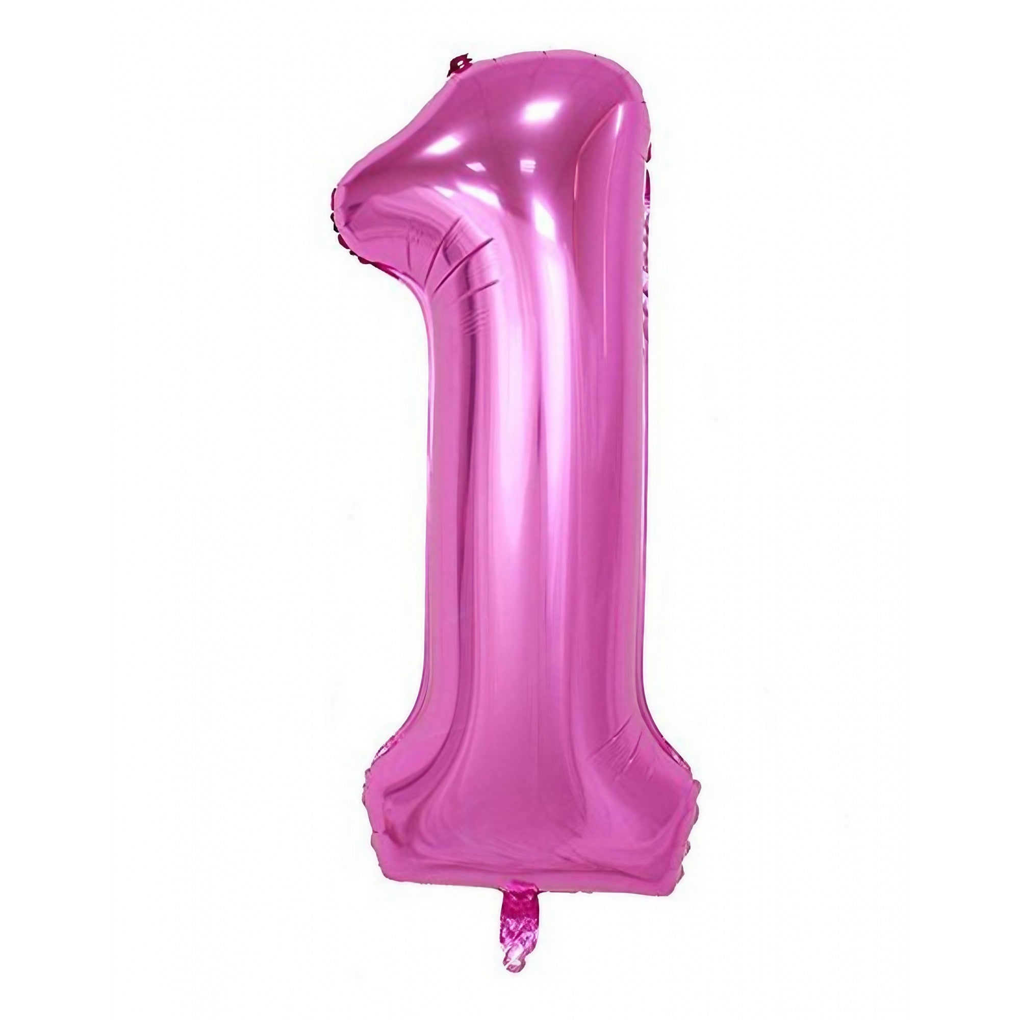 Balon din Folie Flippy, Cifra 1, 81 cm, Pentru Aer sau Heliu, Mov-0