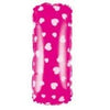 Balon din folie metalizata, 40 cm, Roz imprimeu, Litera I-0