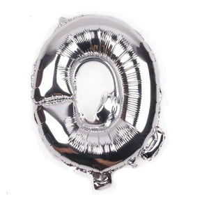 Balon din folie metalizata, 80 cm, Argintiu, Litera Q-0