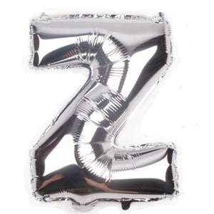 Balon din folie metalizata, 80 cm, Argintiu, Litera Z-0