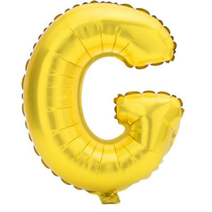 Balon din folie metalizata, 80 cm, Auriu, Litera G-0