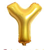 Balon din folie metalizata, 80 cm, Auriu, Litera Y-0
