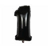 Balon din folie metalizata, Balon aniversar, 80 cm, Negru, Cifra 1-0