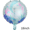 Balon din folie metalizata, Balon aniversar, Model Happy Birthday 8, 45 cm, Multicolor-0