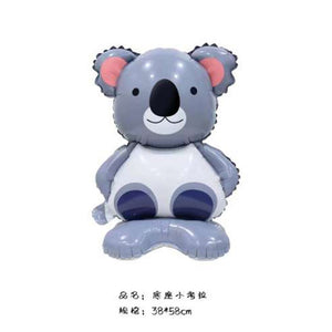 Balon din folie metalizata Figurine Animăluțe, Model Koala, 38x58cm, Multicolor-0