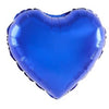Balon folie inima, 40 cm, albastru-0