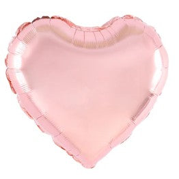 Balon folie inima, 40 cm, rose-0