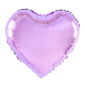 Balon folie inima, 40 cm, violet deschis-0