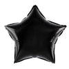 Balon folie stea, 40 cm, negru-0