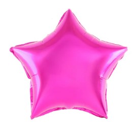 Balon folie stea, 40 cm, roz-0