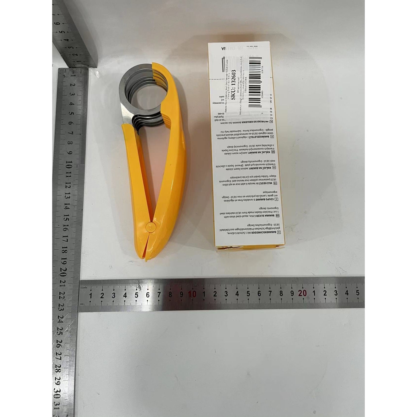 Feliator pentru Alimente, Flippy, Model Banana, Galben-1