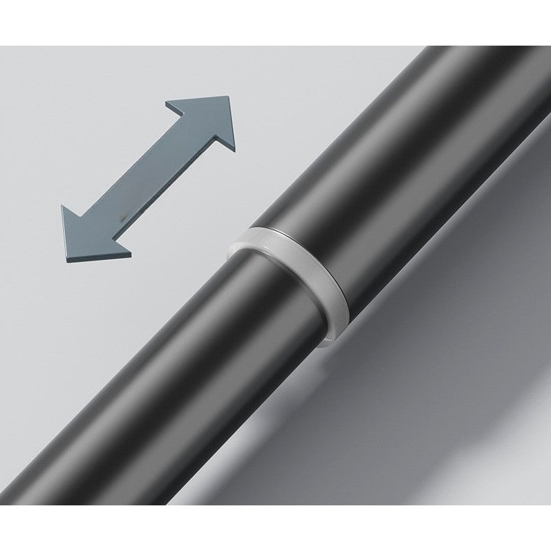 Bara Telescopica Multifunctionala, Flippy, din Otel Inoxidabil si ABS, Utilizare Universala, Extensie 185 - 205 cm, Fara Perforare Perete, Negru-6