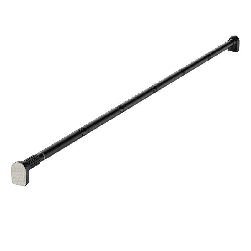Bara Telescopica Multifunctionala, Flippy, din Otel Inoxidabil si ABS, Utilizare Universala, Extensie 185 - 205 cm, Fara Perforare Perete, Negru-8