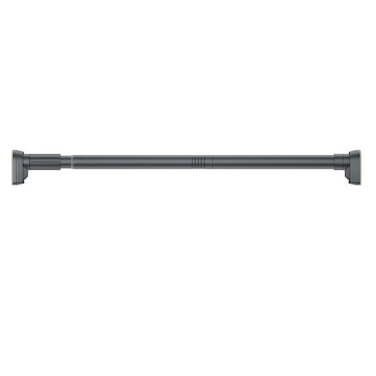 Bara Telescopica Multifunctionala, Flippy, din Otel Inoxidabil si ABS, Utilizare Universala, Extensie 185 - 205 cm, Fara Perforare Perete, Gri-0