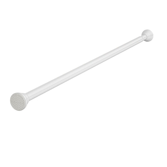 Bara Telescopica Multifunctionala, Flippy, din Otel Inoxidabil, Utilizare Universala, Retractabila 107 - 195 cm, Fara Perforare Perete, Alb-0