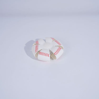 Minge UFO baseball Flippy cu deformare, diametru 8 cm, 3 ani +, lumini LED interactiva, minge magică OZN zburator, minge zburătoare, Alb-1