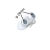 Baza pentru Suport de Steag, Flippy, 2.8 cm, Alba-0
