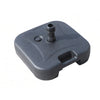 Baza umbrela din plastic, Flippy, patrata, 22 litri, neagra-0